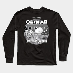 Miyamoto's Olimar in Spaceship Dolphin Long Sleeve T-Shirt